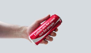 Labels are for cans not for people coca cola